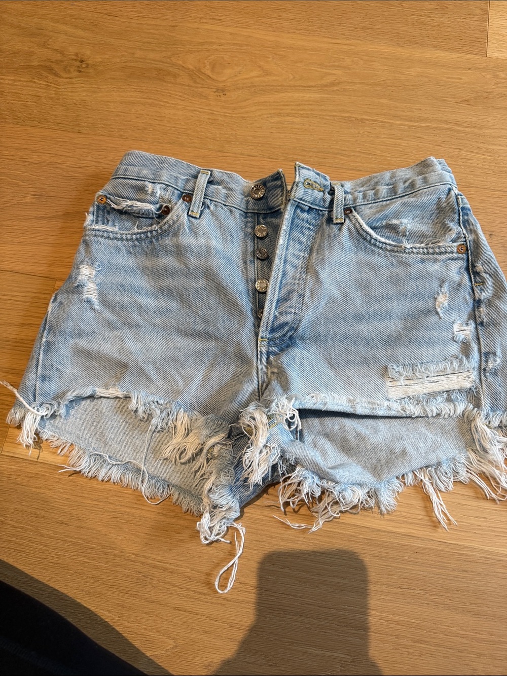 AGOLDE Parker Denim Shorts Size 24